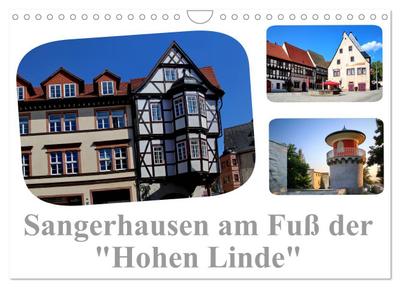 Sangerhausen am Fuße der "Hohen Linde" (Wandkalender 2024 DIN A4 quer), CALVENDO Monatskalender