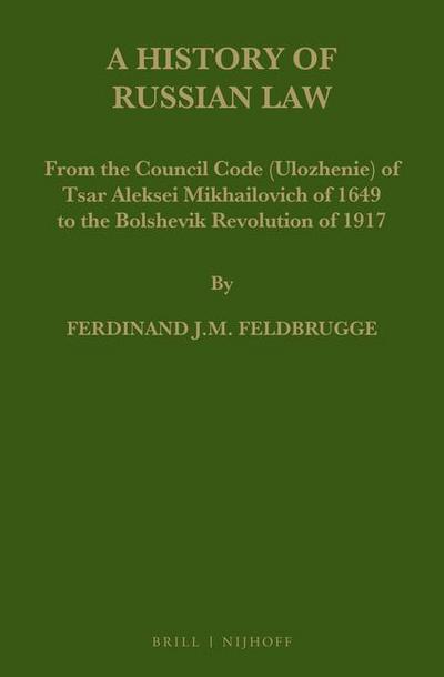 A History of Russian Law