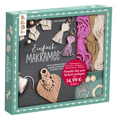 Kreativ-Set Einfach Makramee. Mit Anleitungsbuch und Material