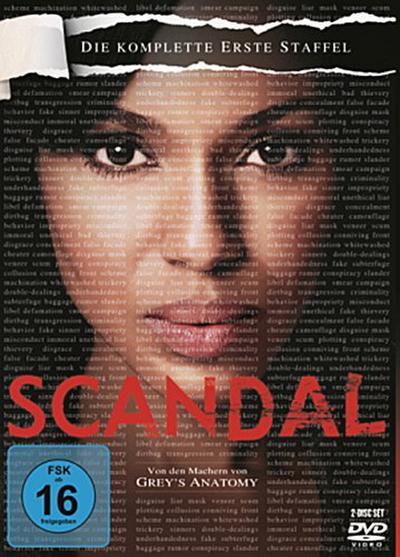 Scandal - Die komplette erste Staffel. Staffel.1, 2 DVDs