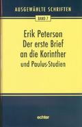 Der erste Brief an die Korinther und Paulus-Studien