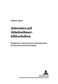Antworten auf Arbeitnehmerfehlverhalten