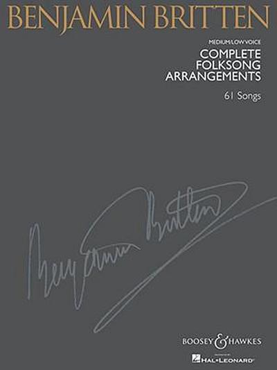 Benjamin Britten Complete Folksong Arrangements