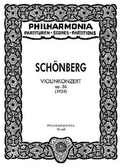 Konzert op.36für Violine und Orchester