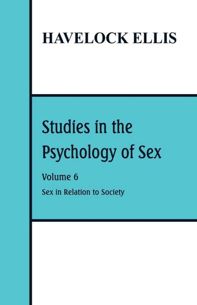 Studies in the Psychology of Sex