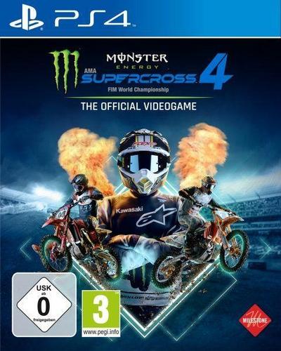 Monster Energy Supercross - The Off. Videogame 4 (PS4) / DVR