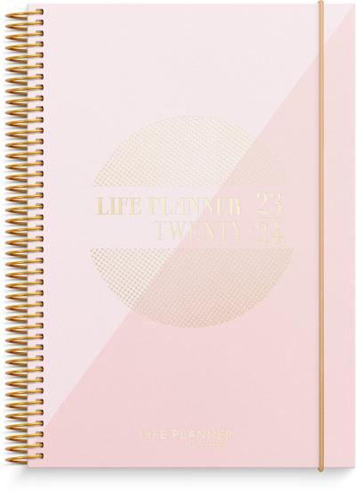Burde Life Planner Pink Schülerkalender 2023/2024