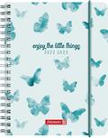 BRUNNEN 1071855043  Wochenkalender  Schülerkalender  2022/2023  "Butterfly"  2 Seiten = 1 Woche  Blattgröße 12 x 16 cm   A6  PP-Einband