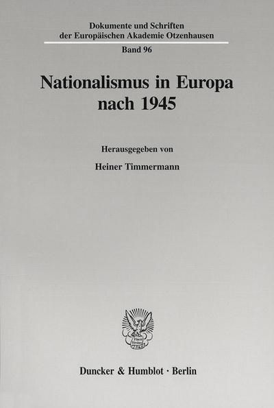 Nationalismus in Europa nach 1945
