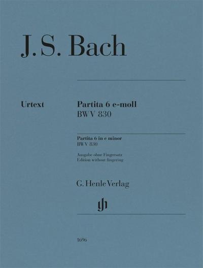 Johann Sebastian Bach - Partita Nr. 6 e-moll BWV 830 