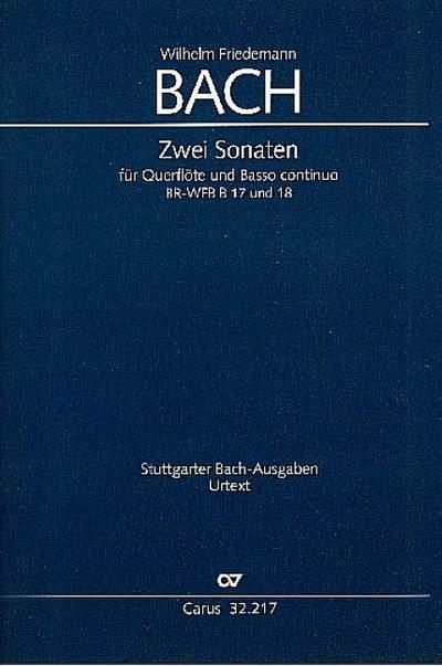 2 Sonatenfür Flöte und Bc