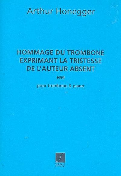 Hommage du trombone H59pour trombone et piano