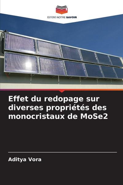 Effet du redopage sur diverses propriétés des monocristaux de MoSe2