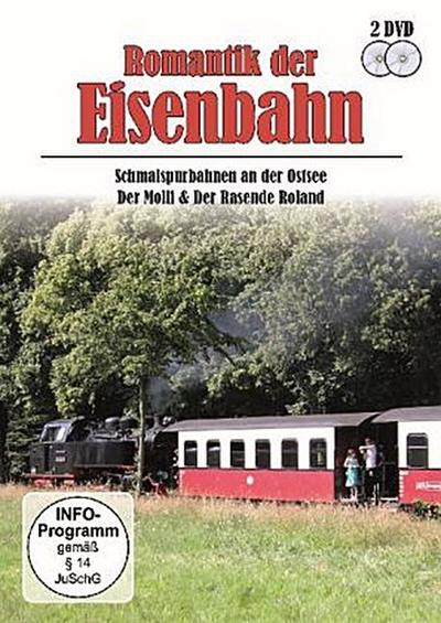 Romantik der Eisenbahn - Schmalspurbahnen an der Ostsee, Der Molli & Der Rasende Roland, 2 DVD