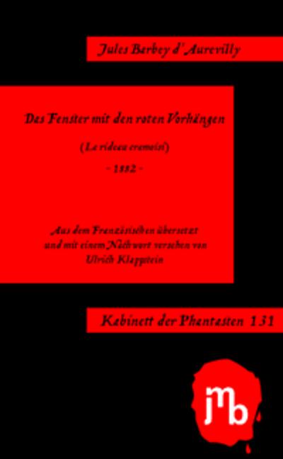 Das Fenster mit den roten Vorhängen
