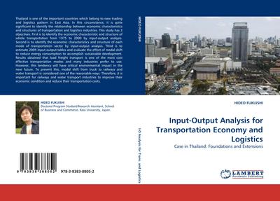 Input-Output Analysis for Transportation Economy and Logistics - Hideo Fukuishi