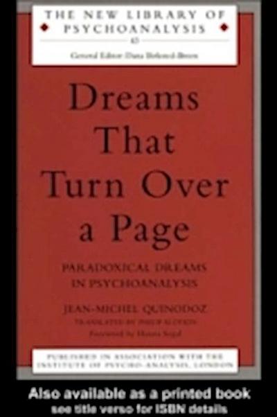 Dreams That Turn Over a Page