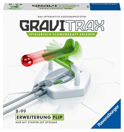 Ravensburger GraviTrax Erweiterung Flip - Ideales Zubehör für spektakuläre Kugelbahnen, Konstruktionsspielzeug für Kinder ab 8 Jahren