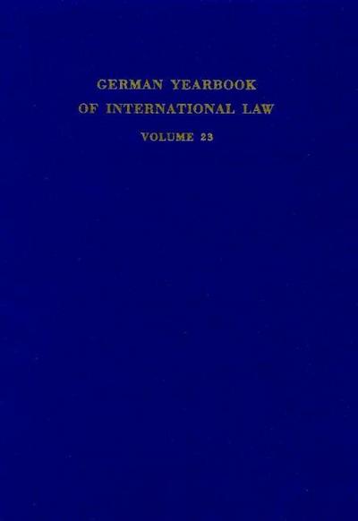 German Yearbook of International Law - Jahrbuch für Internationales Recht.