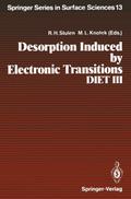 Desorption Induced by Electronic Transitions, DIET III