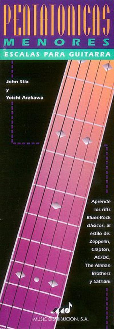 Minor Pentatonic Scales for Guitar: Spanish Edition