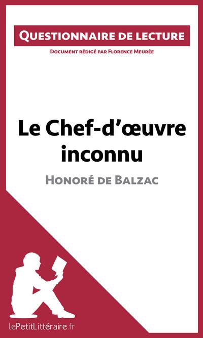 Le Chef-d’œuvre inconnu d’Honoré de Balzac (Questionnaire de lecture)