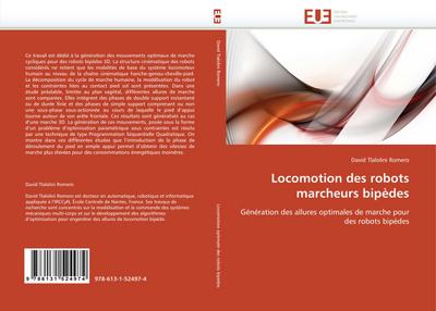 Locomotion des robots marcheurs bipèdes