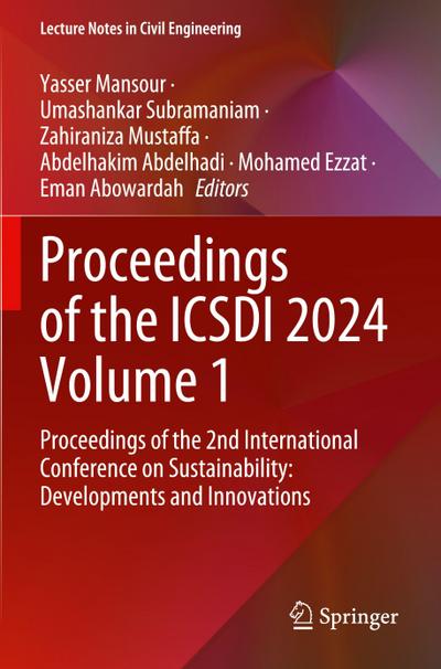 Proceedings of the ICSDI 2024 Volume 1
