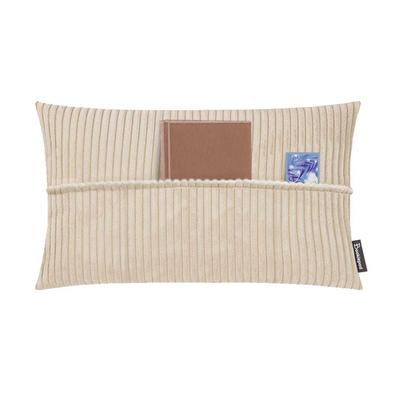 Bookiepad Taschenkissen mit Füllung Cozy Shara - creme 40x60