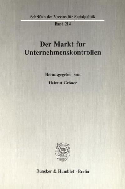 Der Markt für Unternehmenskontrollen.