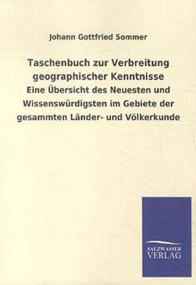 Taschenbuch zur Verbreitung geographischer Kenntnisse