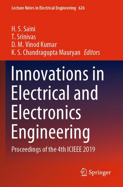 Innovations in Electrical and Electronics Engineering