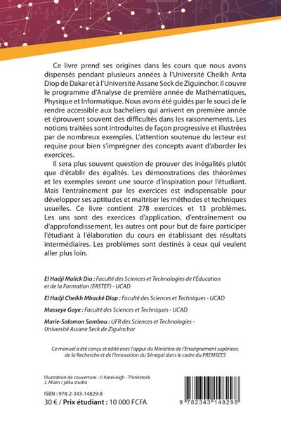 Cours et exercices d’analyse L1MPI