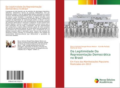 Da Legitimidade Da Representação Democrática no Brasil
