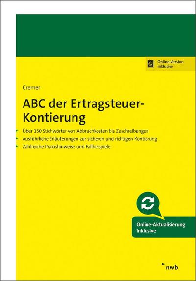 ABC der Ertragsteuer-Kontierung, m. 1 Buch, m. 1 Beilage