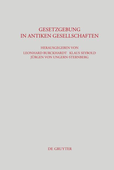 Gesetzgebung in antiken Gesellschaften