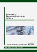 Advances in Manufacturing Systems