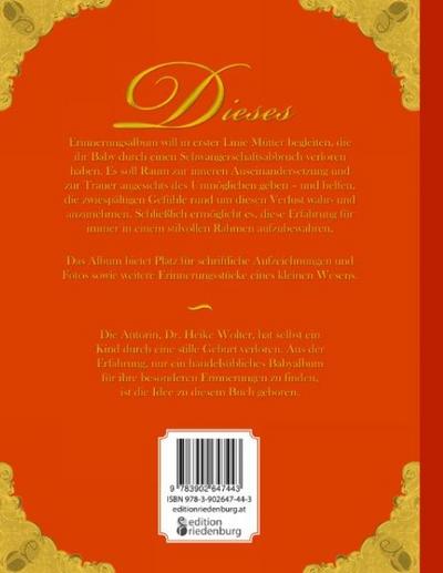 Mit Liebe berühren - Erinnerungsalbum nach einem Schwangerschaftsabbruch