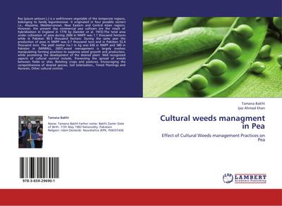 Cultural weeds managment in Pea