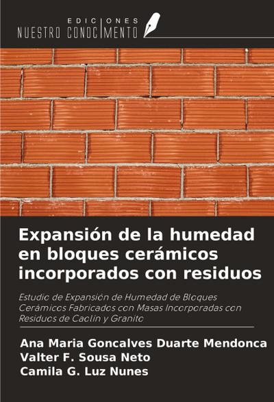 Expansión de la humedad en bloques cerámicos incorporados con residuos
