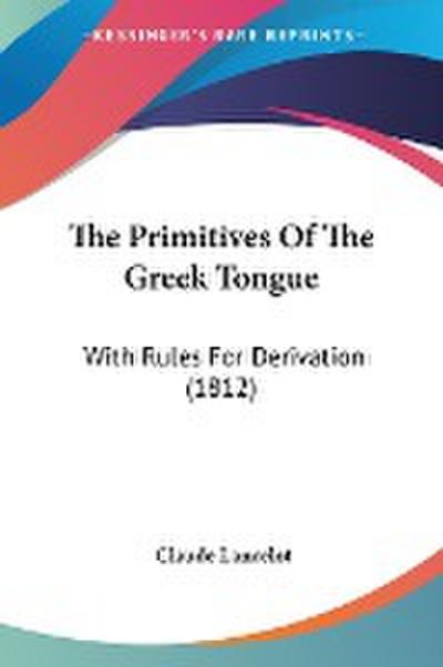 The Primitives Of The Greek Tongue