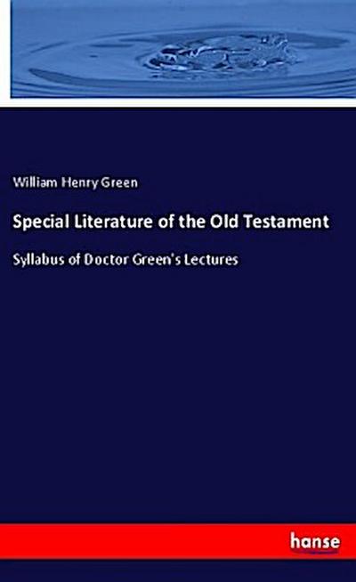 Special Literature of the Old Testament