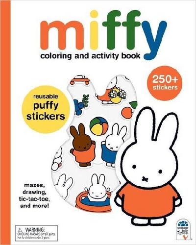 Miffy Coloring and Activity Book with Puffy Stickers