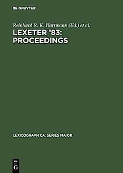 LEXeter ’83: proceedings