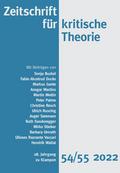 Zeitschrift für kritische Theorie / Zeitschrift fü