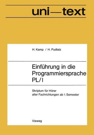 Einführung in die Programmiersprache PL/I