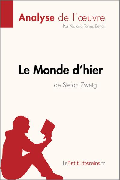 Le Monde d’hier de Stefan Zweig (Analyse de l’oeuvre)