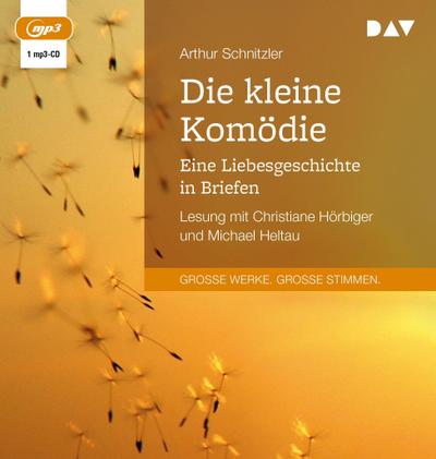 Die kleine Komödie. Eine Liebesgeschichte in Briefen, 1 Audio-CD, 1 MP3