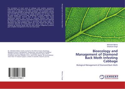 Bioecology and Management of Diamond Back Moth Infesting Cabbage