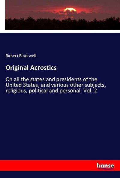 Original Acrostics